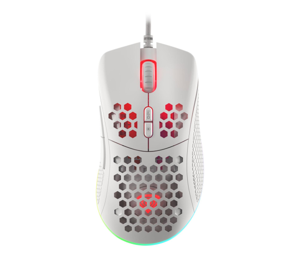 Genesis OUTLET - KRYPTON 555 8000DPI RGB BIAŁA GAMINGOWA PROGRAMOWAL - 1481292 - zdjęcie